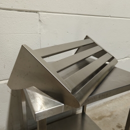Étagère murale en inox  - 80x40 cm 